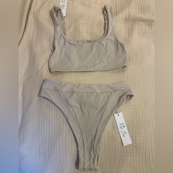 Riot Swim Other - Riot Swim Aria Top & Lark Bottom in Coconut NWT